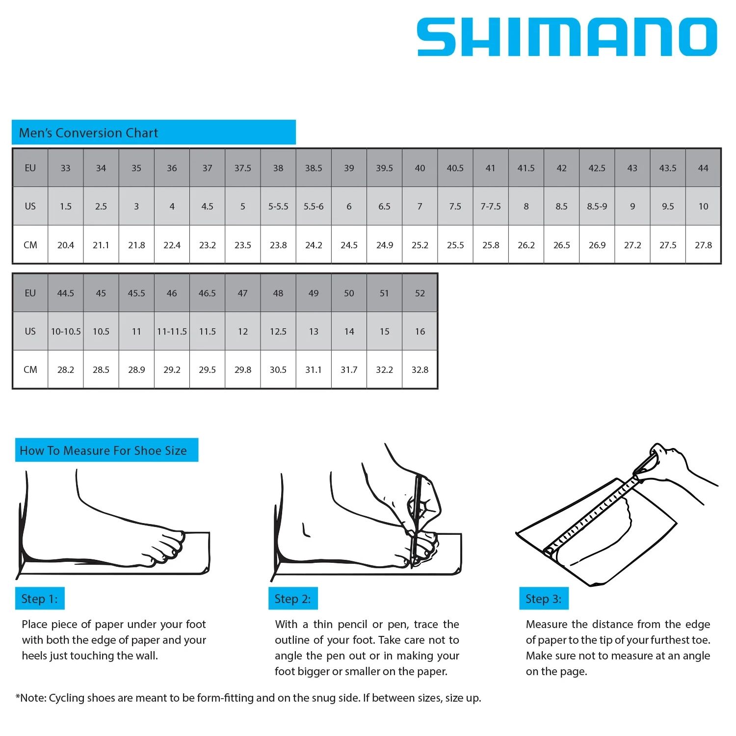 shimano-sh-gf600-mens-flat-shoes-size-chart