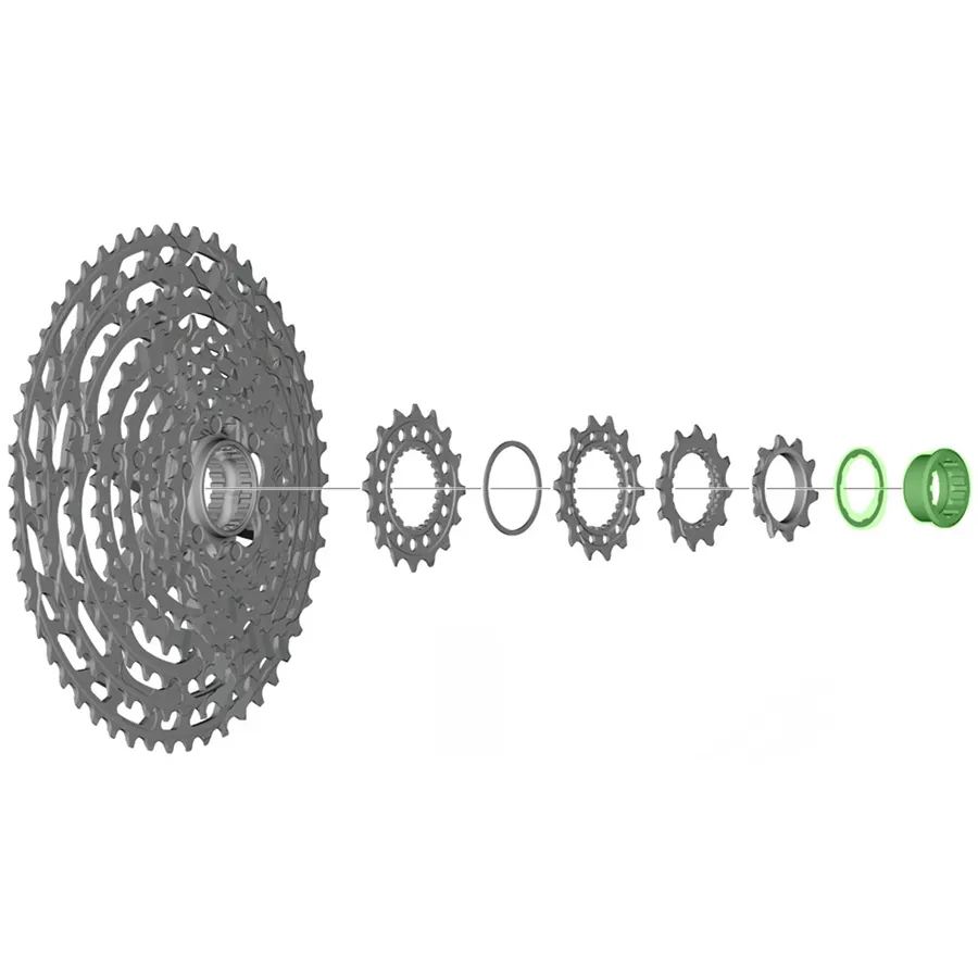 Shimano CS-M9100-12 Lock Ring & Spacer 2