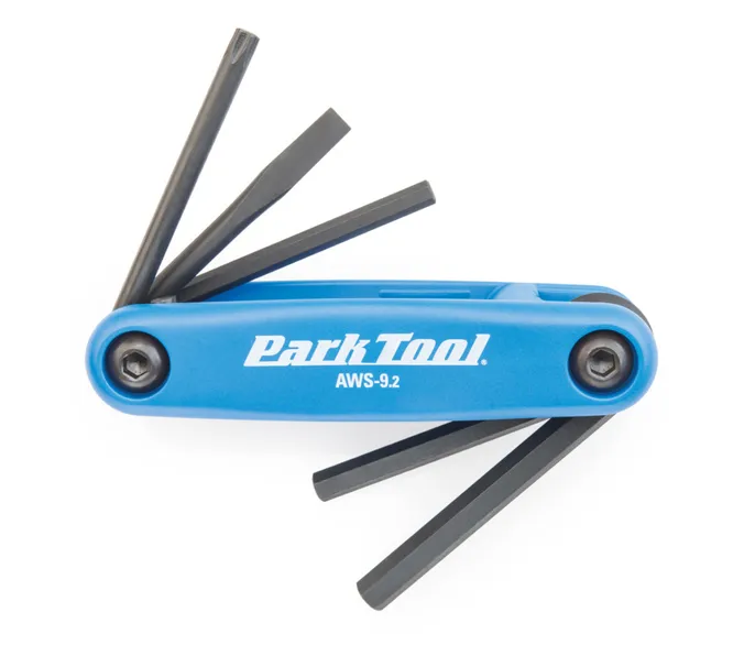 Park Tool AWS-9.2 Folding screwdriver/ hex wrench set 4mm 5mm 6mm Flat blade and T25