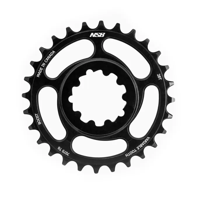 NSB Variable Tooth Chainring DM SRAM Boost 3mm Black
