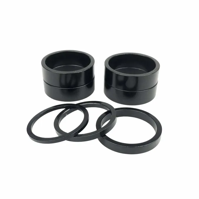 Wheels Manufacturing 1 1/8" Alloy Headset Spacer Black EACH (x1)